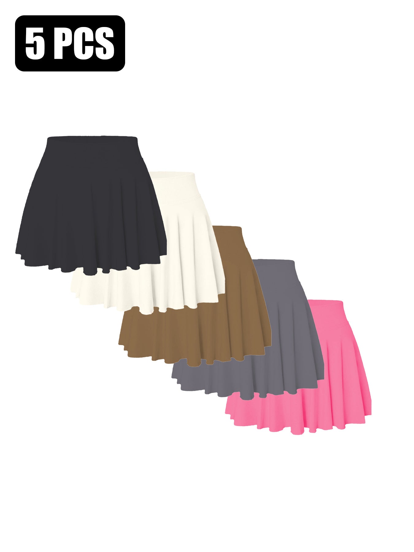 3 Pack Seamless Tennis Skirt For Women - Comfortable, Wrinkle-Resistant Design For Athletic Training